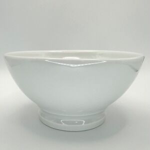 Pillivuyt Porcelain Footed Coffee Bowl Culinaire White Vintage Chef